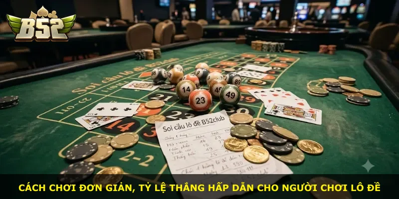 Cách chơi đơn giản, tỷ lệ thắng hấp dẫn cho người chơi lô đề