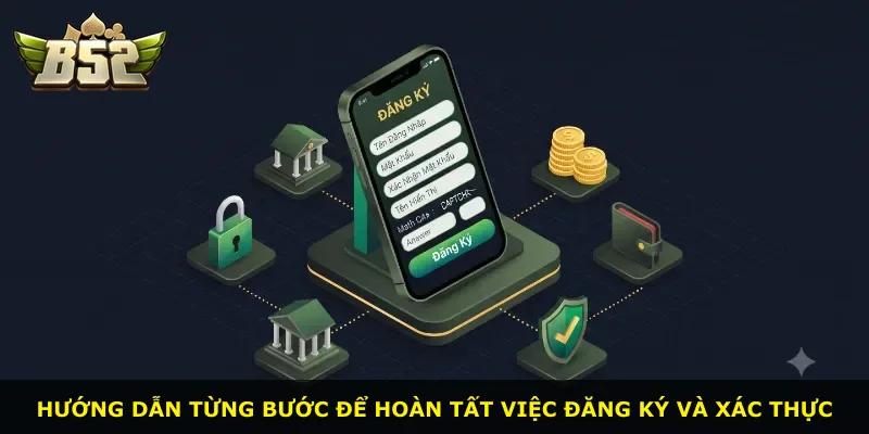 Hướng dẫn từng bước để hoàn tất việc đăng ký và xác thực