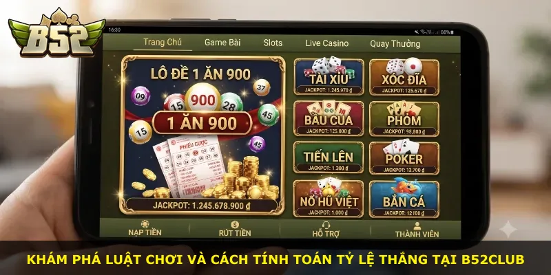 Khám phá luật chơi và cách tính toán tỷ lệ thắng tại B52Club